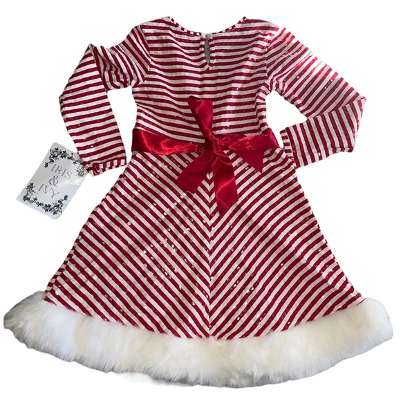 Girls striped dress (5T) - Picture 3 of 11